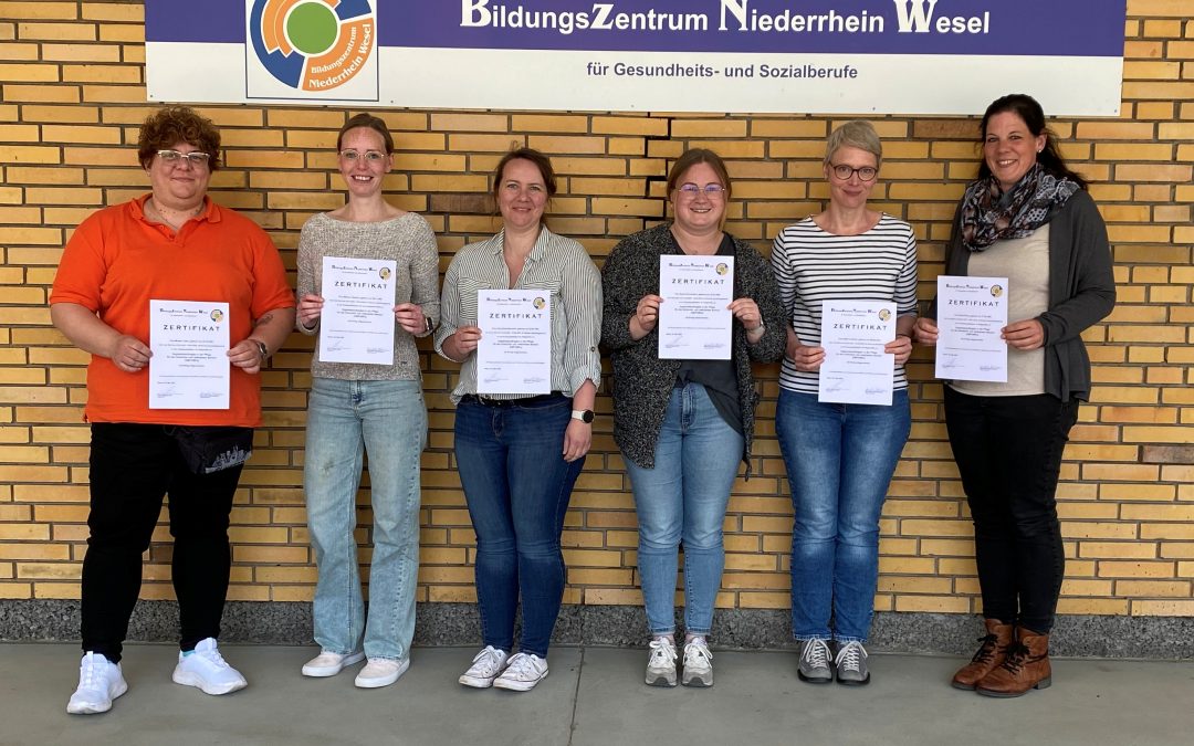 Hygienebeauftragte: Fortbildung erfolgreich abgeschlossen