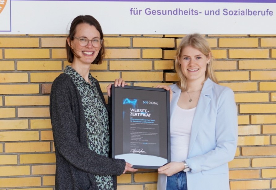 Neue Website für das Bildungszentrum Niederrhein Wesel