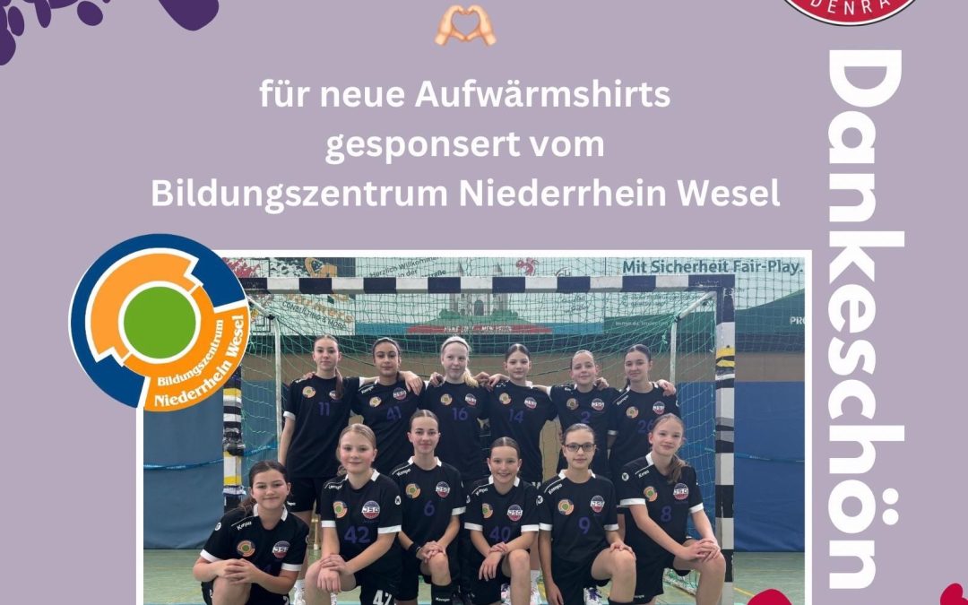 BZNW sponsort Handball-Team